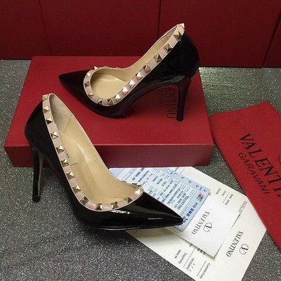 Valentino Shallow mouth stiletto heel Shoes Women--015